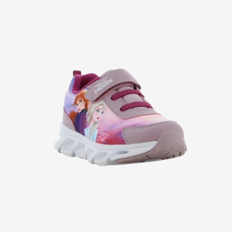 Disney Παιδικά Sneakers frozen με Φωτάκια Λιλά