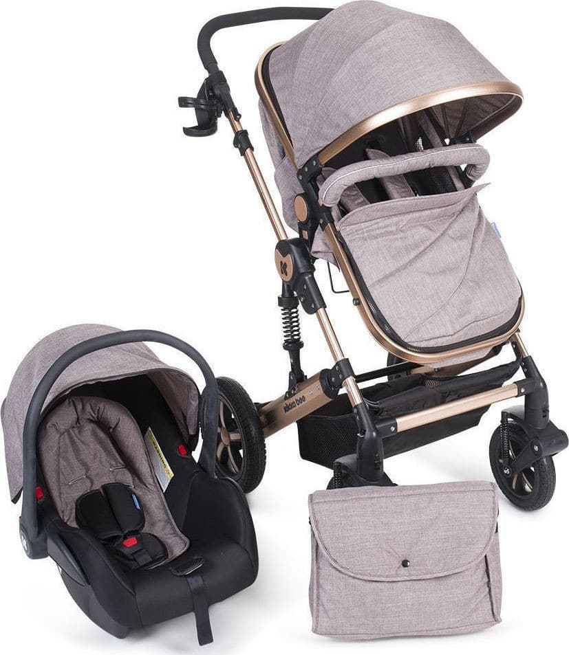 Πολυκαρότσι Μετατρεπόμενο 3σε1 με Car Seat 0-13kg Darling Kikka boo Beige 31001010055