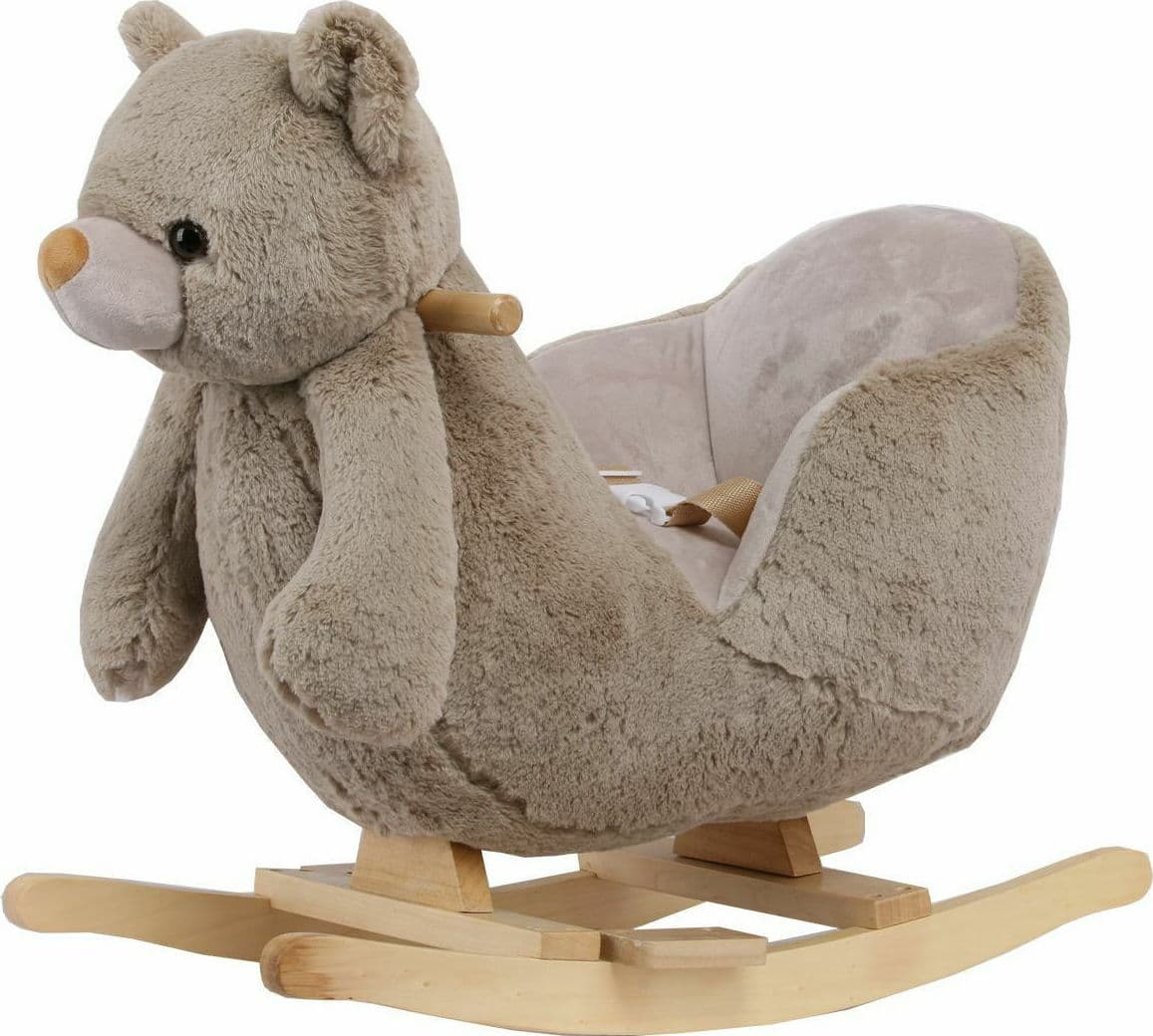 Κουνιστό Λούτρινο με Κάθισμα Bear Kikka Boo Beige 31201040010