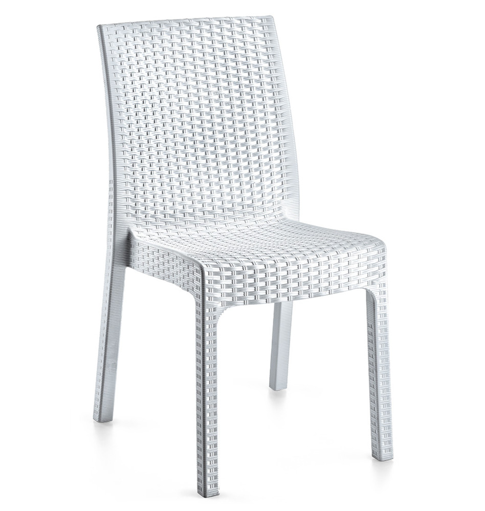 Καρέκλα Rattan Deluxe Beboulino White HK-710