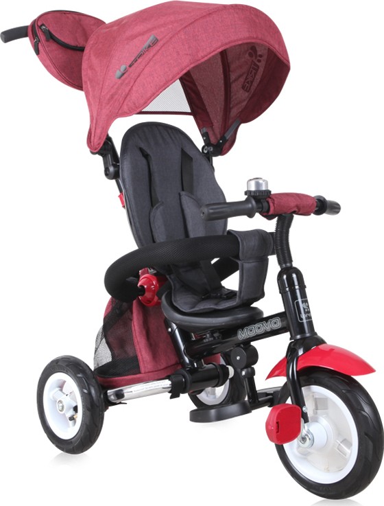 Τρίκυκλο Παιδικό Ποδηλατάκι Air Wheels Moovo Lorelli Red & Black Luxe 10050460018