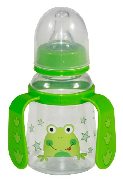 Μπιμπερό με Χερούλια Πλαστικό 125ml Lorelli Frog 1020065