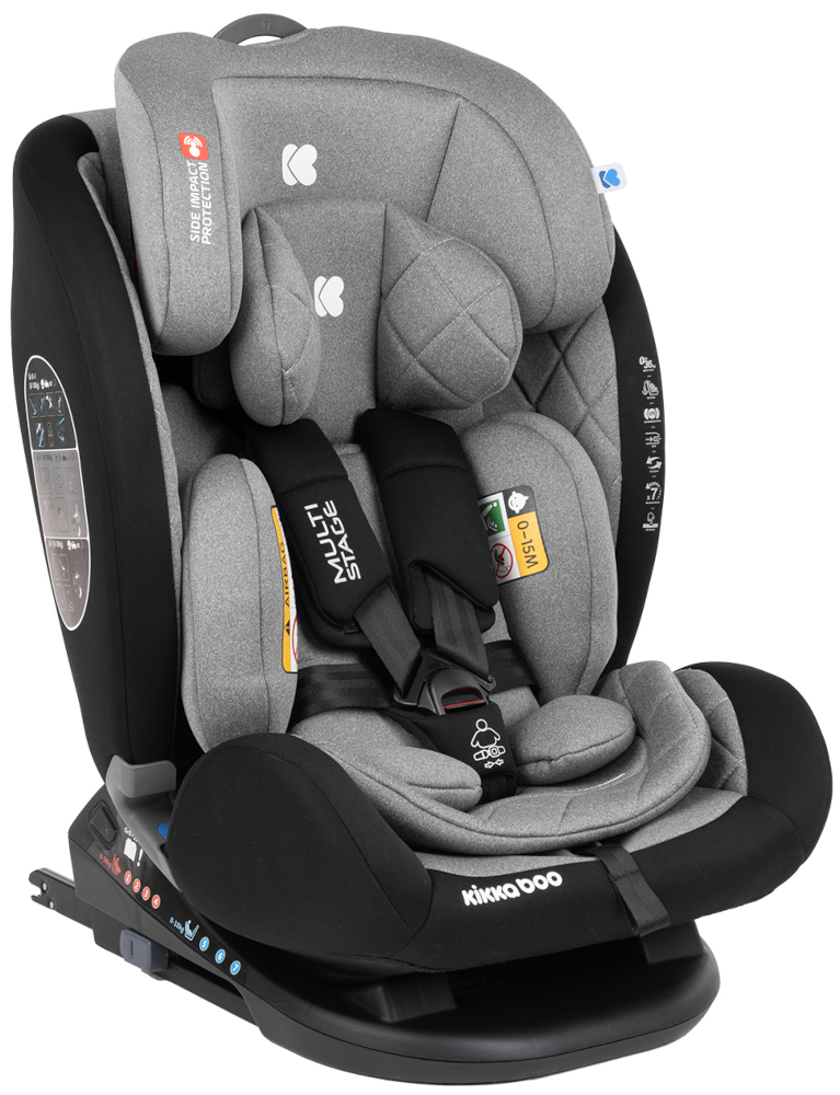 Κάθισμα Αυτοκινήτου 0-36kg Isofix Multistage Kikka Boo Dark Grey 2020 31002070036