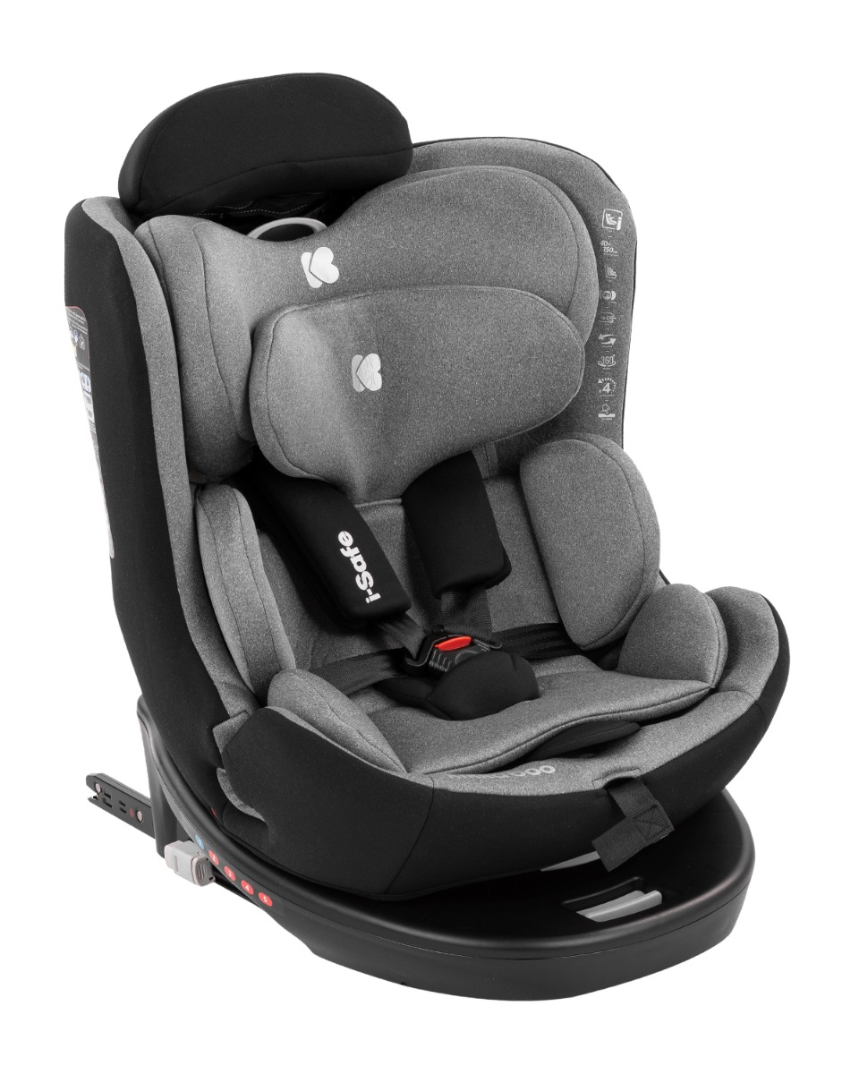 Κάθισμα Αυτοκινήτου 40-150cm i-size Isofix i-Safe Kikka boo Light Grey 31002100002