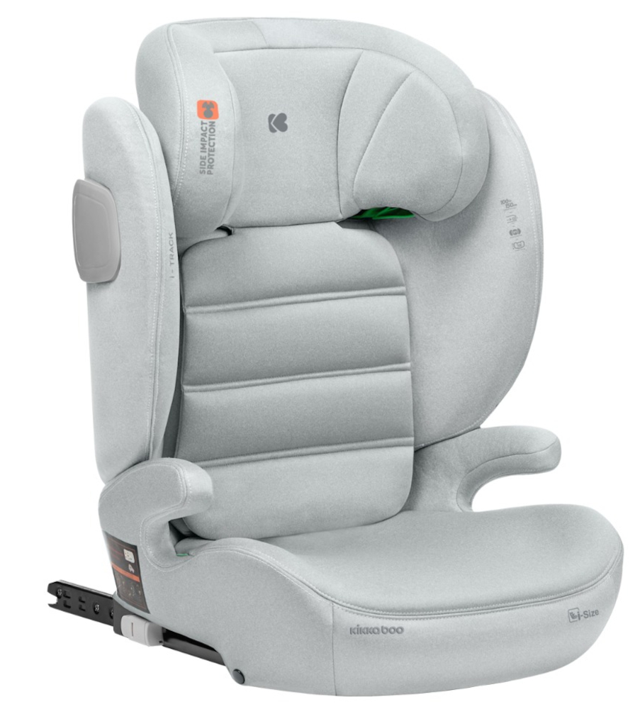 Κάθισμα Αυτοκινήτου 100-150cm i-size Isofix i-Track Kikka Boo Light Grey 41002150016