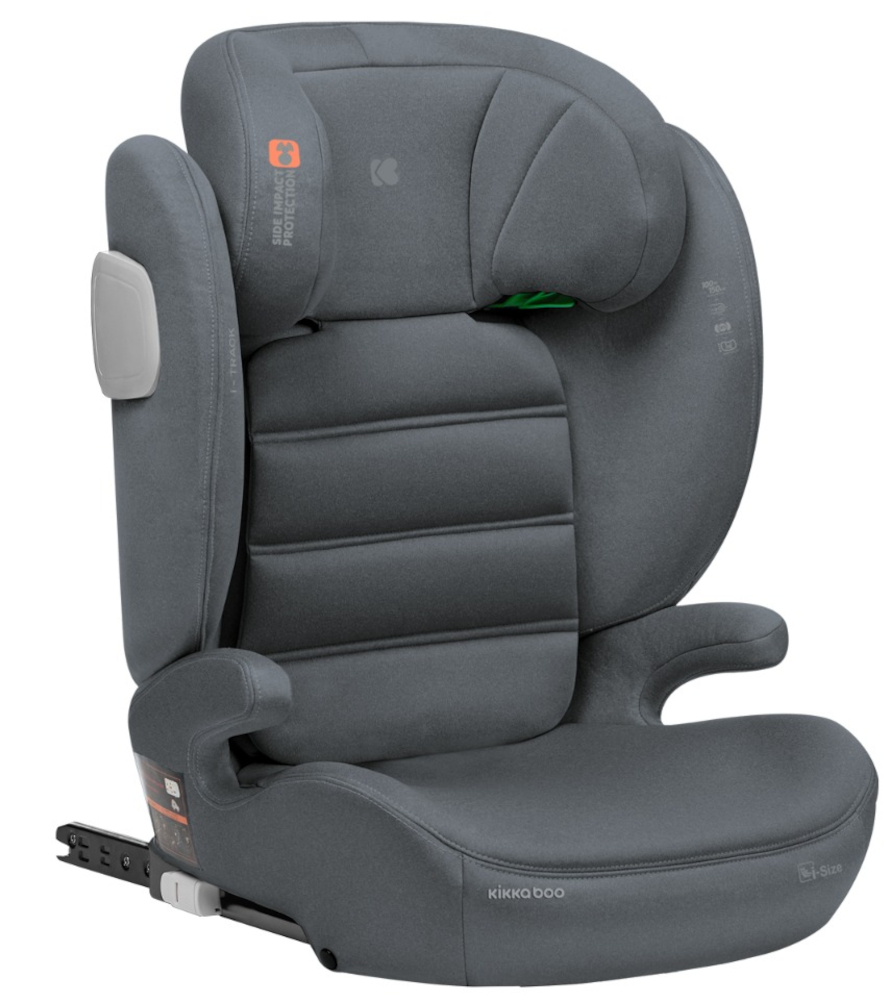 Κάθισμα Αυτοκινήτου 100-150cm i-size Isofix i-Track Kikka Boo Dark Grey 41002150015