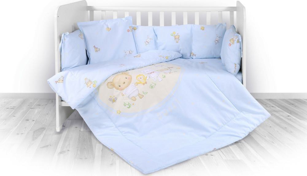 Σετ Προίκα Κούνιας 70x140cm 5τμχ Lorelli Bear Party Blue 20800083701