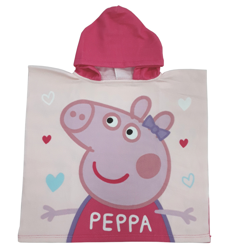 Πόντσο Παιδικό 55x55cm Peppa Pig 70200410000