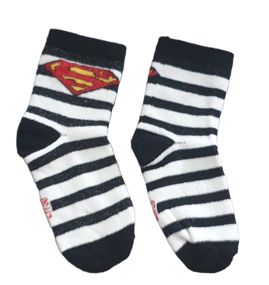 Παιδικές Κάλτσες Superman Black White 7120228