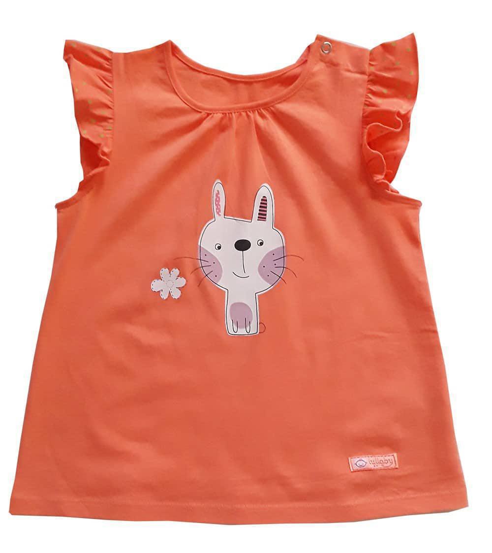 Μπλουζάκι Καλοκαιρινό LullaBy Orange Rabbit 8001900