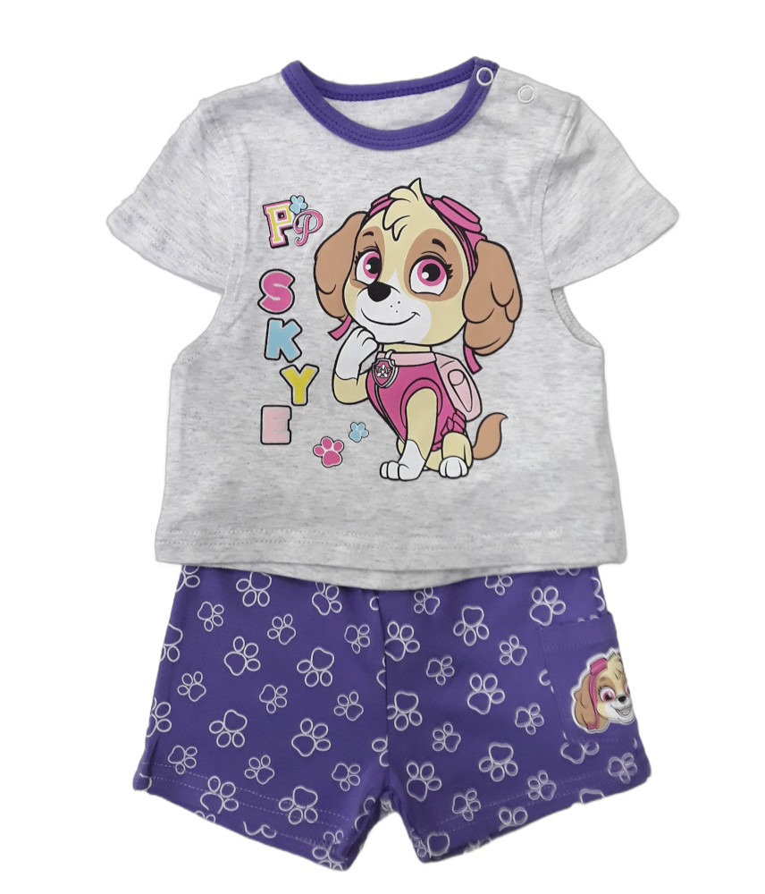 Μπλουζάκι με Σορτσάκι Paw Patrol Purple 80102600018