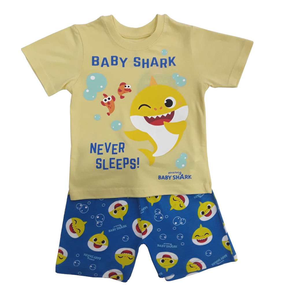 Πιτζάμες Καλοκαιρινές Baby Sharks Neer Sleeps Mint 80109000002