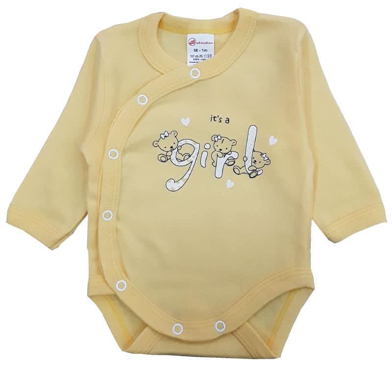 Κορμάκι Μακρυμάνικο It’s a Girl Beboulino Yellow 80207160005