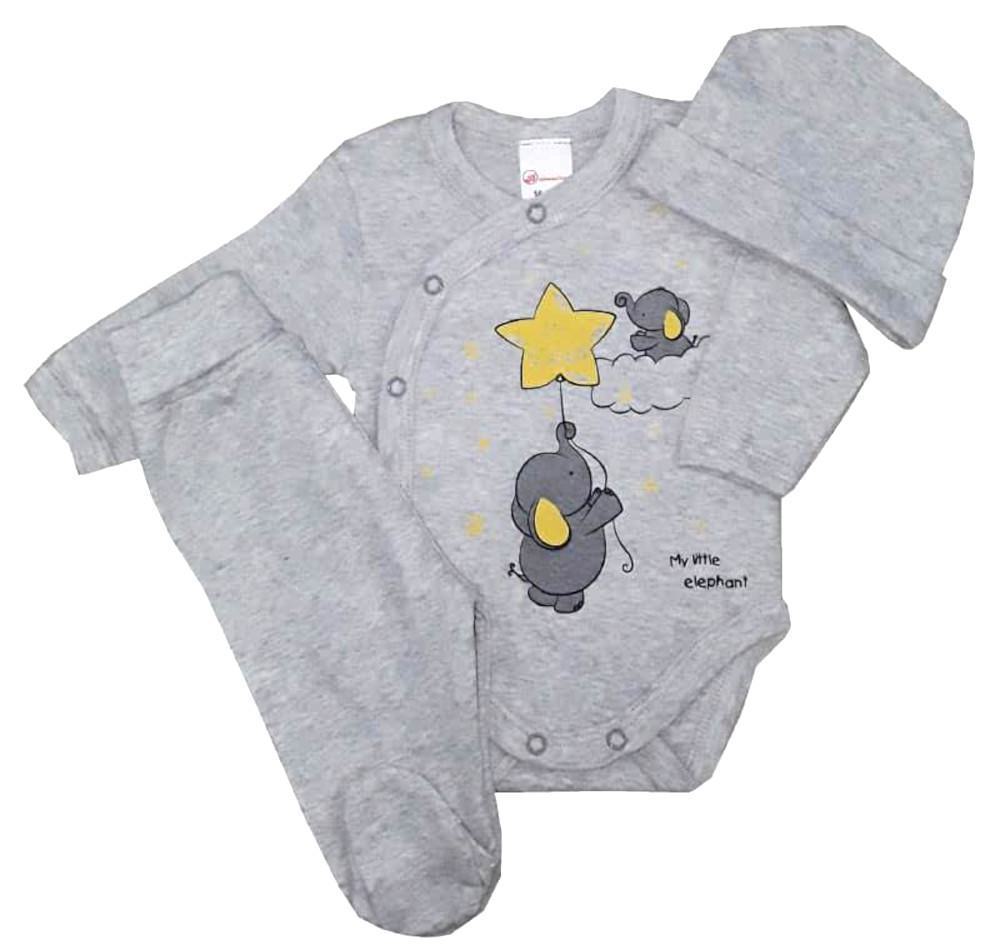 Σετ Νεογέννητου My Little Elephant Beboulino Grey 80408500021