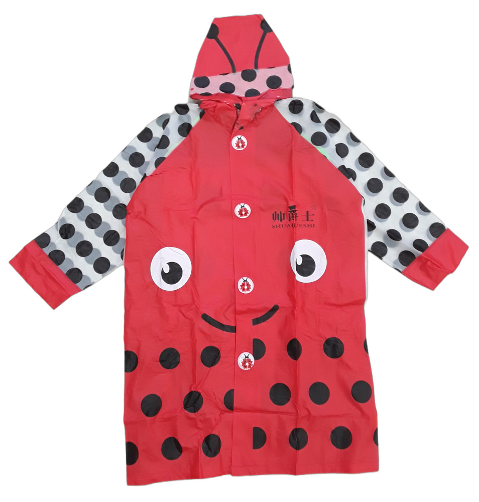 Αδιάβροχο Raincoat Παιδικό με Κουκούλα Red Ladybug 81100140003