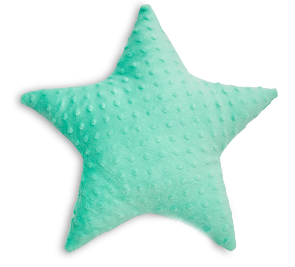 Διακοσμητικό Μαξιλάρι 40x40cm Minky Star Maboo White Mint 70305010211