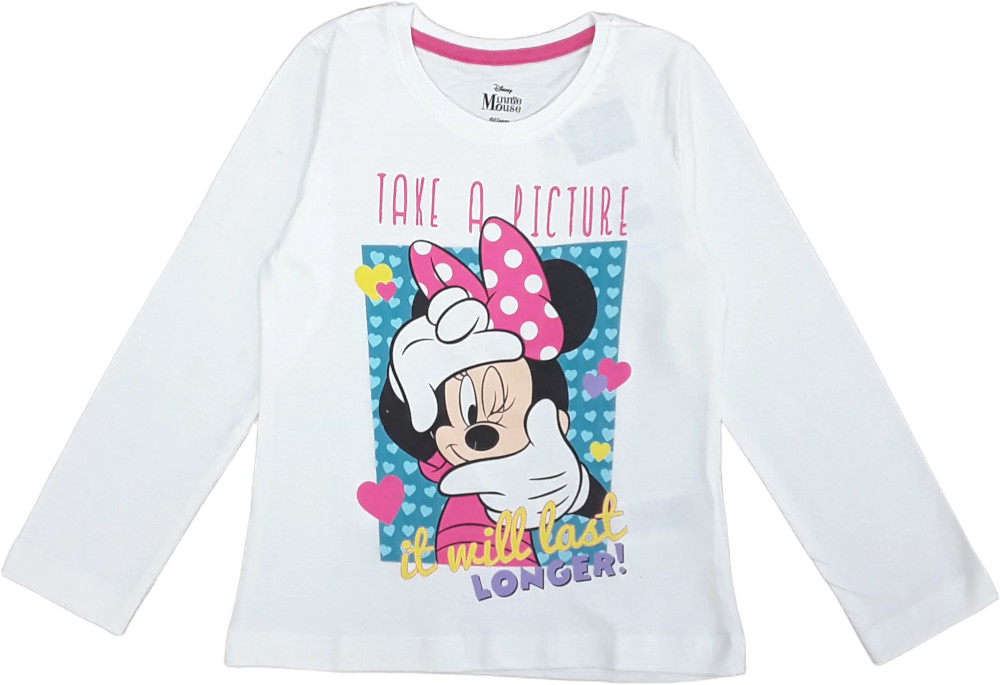 Μπλουζάκι Μακρυμάνικο Minnie Cream 8020396