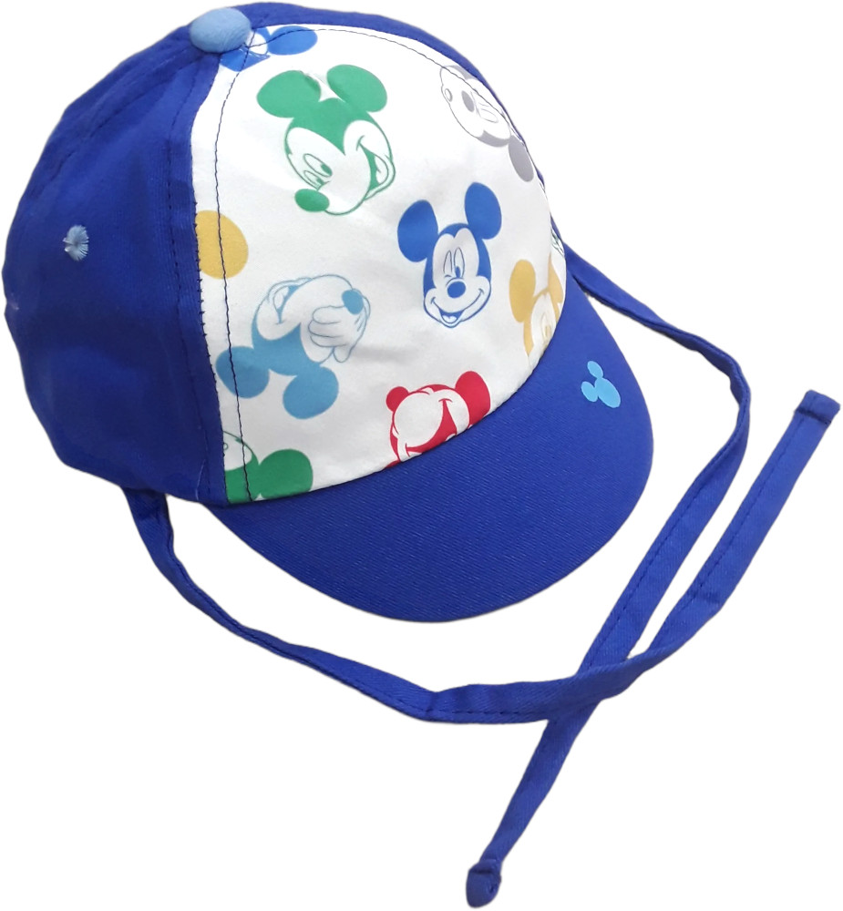 Παιδικό Καπέλο Jockey με Κορδονάκια Bebe Blue Mickey 7120778