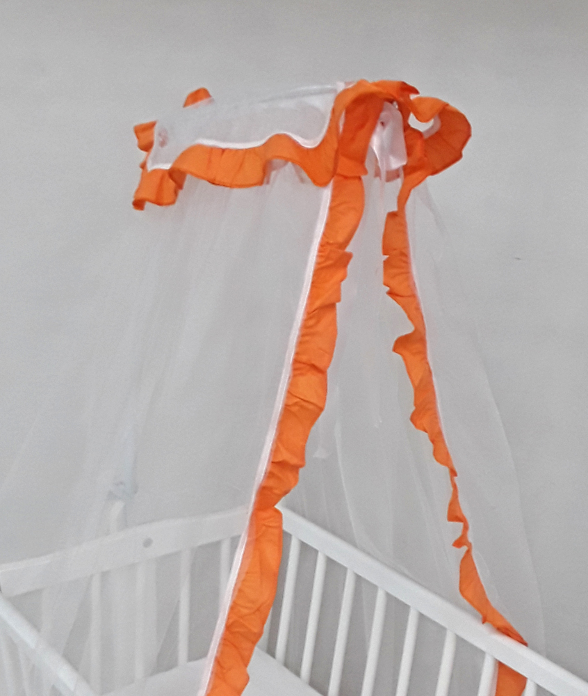 Κουνουπιέρα Λίκνου με Καπάκι 250x100cm Beboulino Orange 70813000004