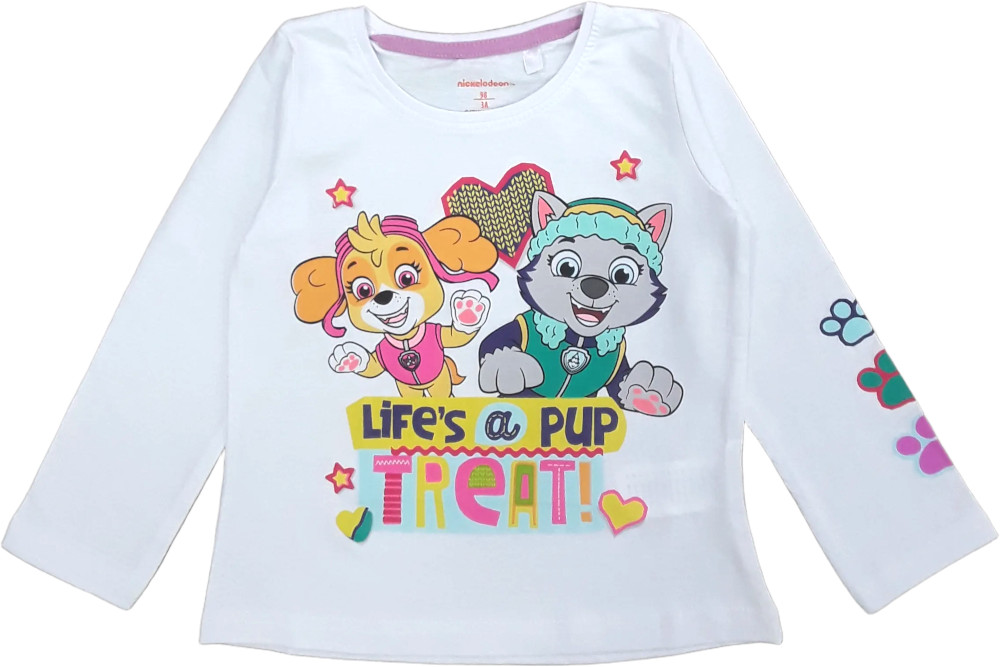 Μπλουζάκι Μακρυμάνικο Paw Patrol Life White 8020367