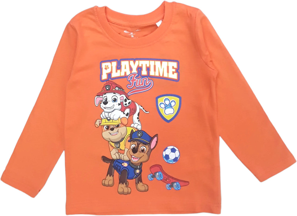 Μπλουζάκι Μακρυμάνικο Playtime Paw Orange 8020386