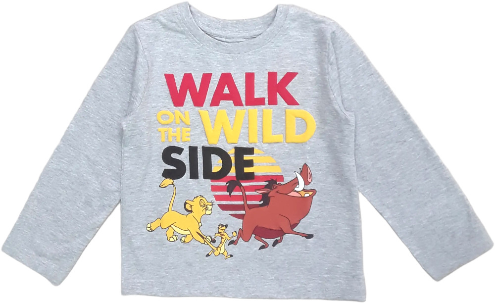 Μπλουζάκι Μακρυμάνικο Walk On The Wild Side Grey 8020404