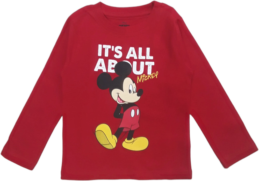 Μπλουζάκι Μακρυμάνικο It’s All About Mickey Red 8020408