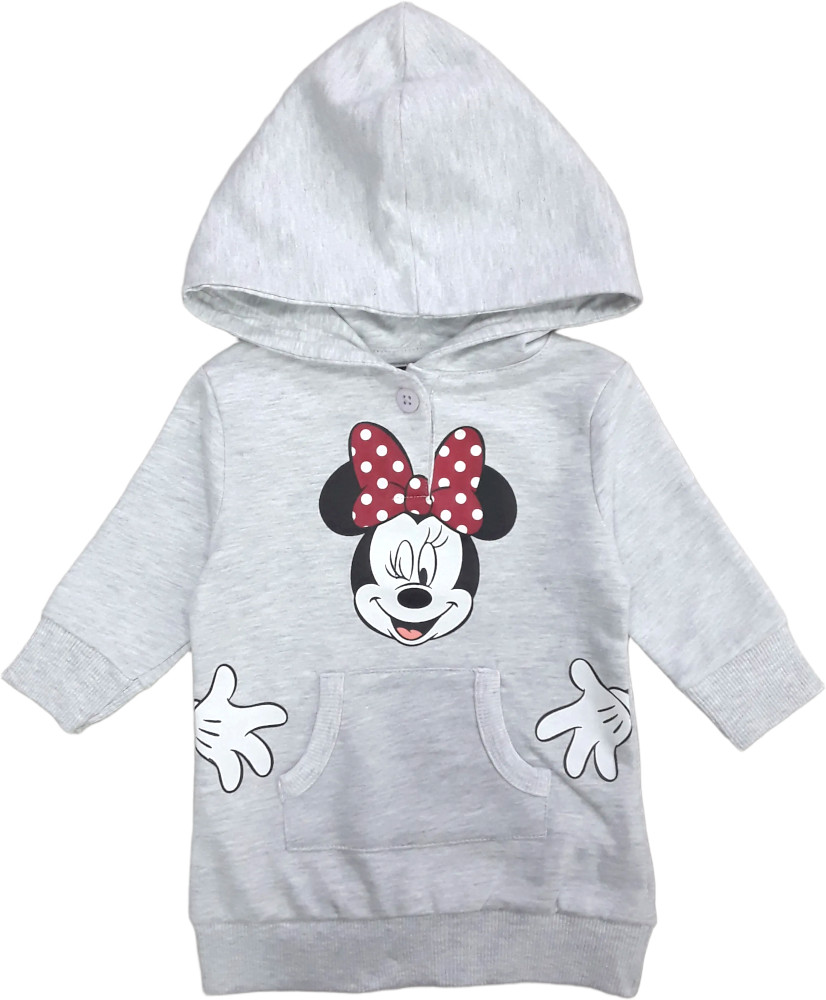 Μπλούζα με Κουκούλα Φούτερ Grey Minnie 8030262